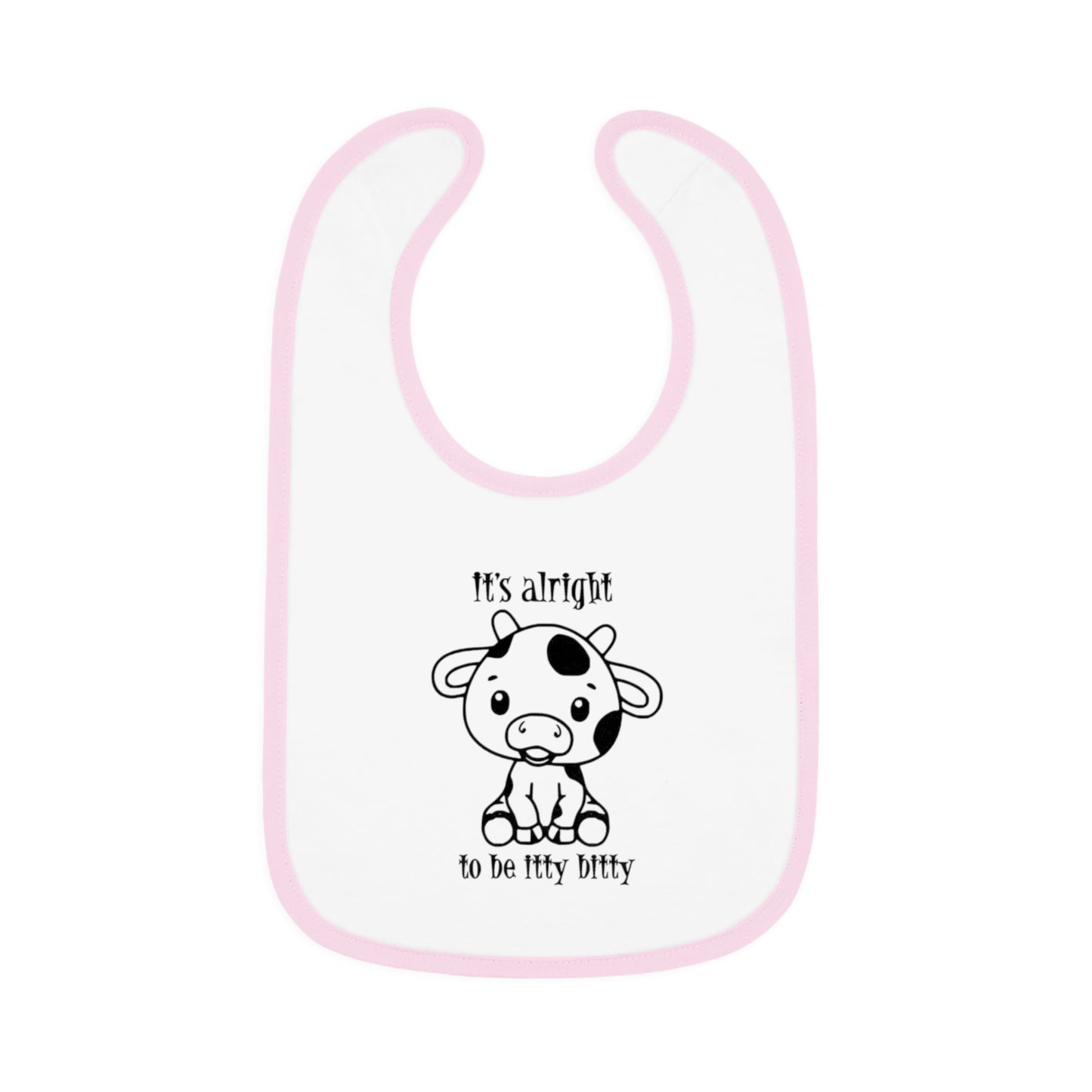 Baby Contrast Trim Jersey Bib