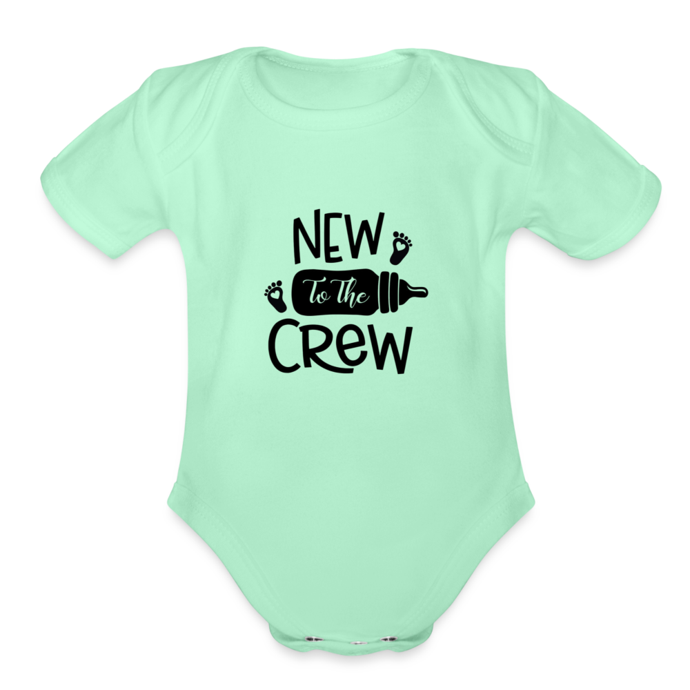 Welcome to the Crew Onesie - light mint